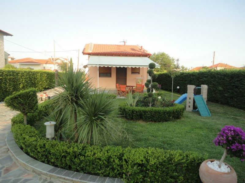 Vila Christina Village Luxury Grčka Nea Vrasna Leto